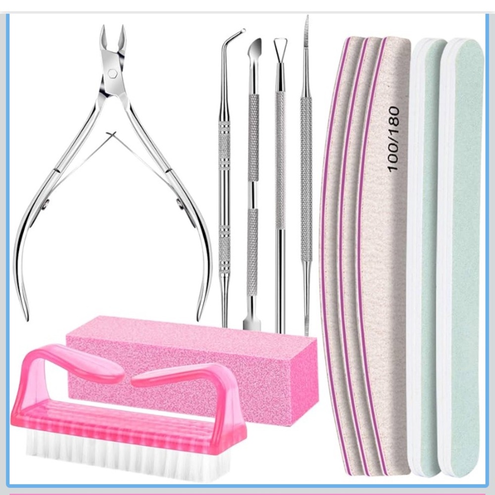 Nail Care Kit tools Files Cuticle Pedicure manicure Nail Prep Kit Manicure Kit